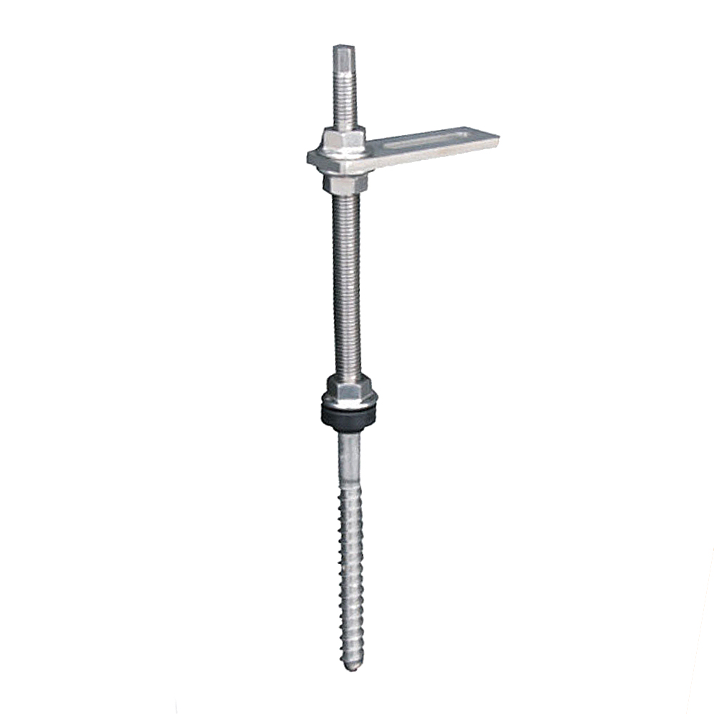 Vitone universale M12X300 doppia filettatura con piastrina | Tecnosystemi