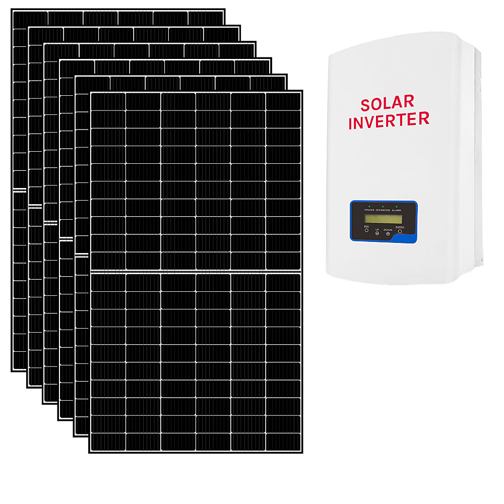 Kit fotovoltaico 6 kWp connesso in rete con pannelli ed inverter conforme CEI0-21 | 6KWCEI