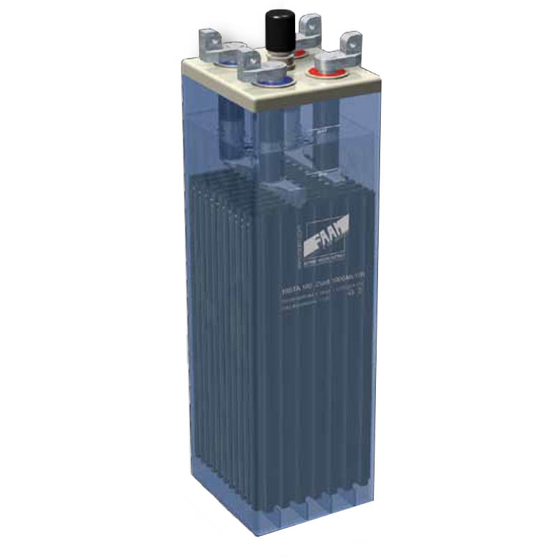 Batteria Piombo acido tubolare libero 500Ah 2V | 3000 cicli | FAAM Long Life