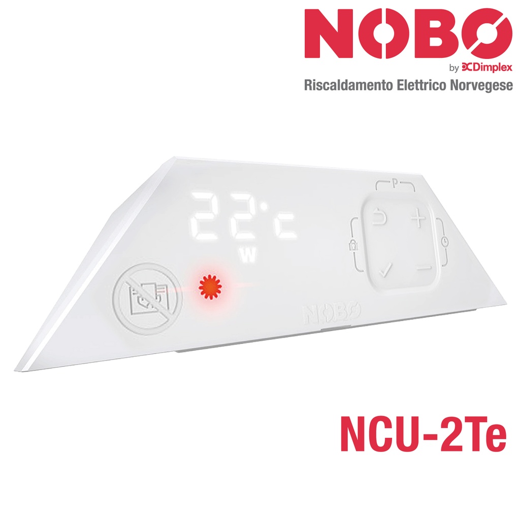 NOBO Termostato digitale NCU-2Te per radiatore elettrico Norvegese NOBO