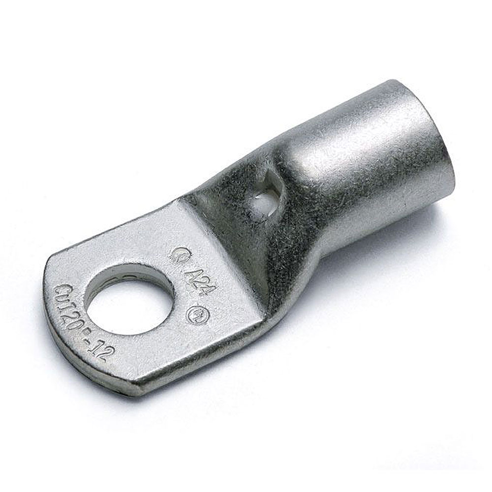 Terminale di potenza con foro M8 per conduttori con sezione di 25 mm²  (per crimpatrice)