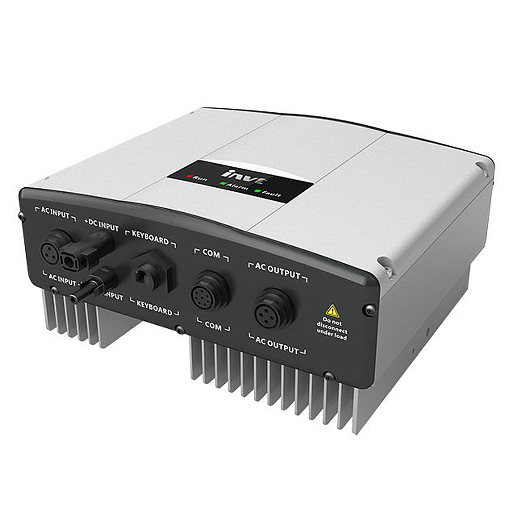 Inverter solare 0,75 kW - 1HP per pompaggio acqua | PV max.450V + bypass AC | BPD