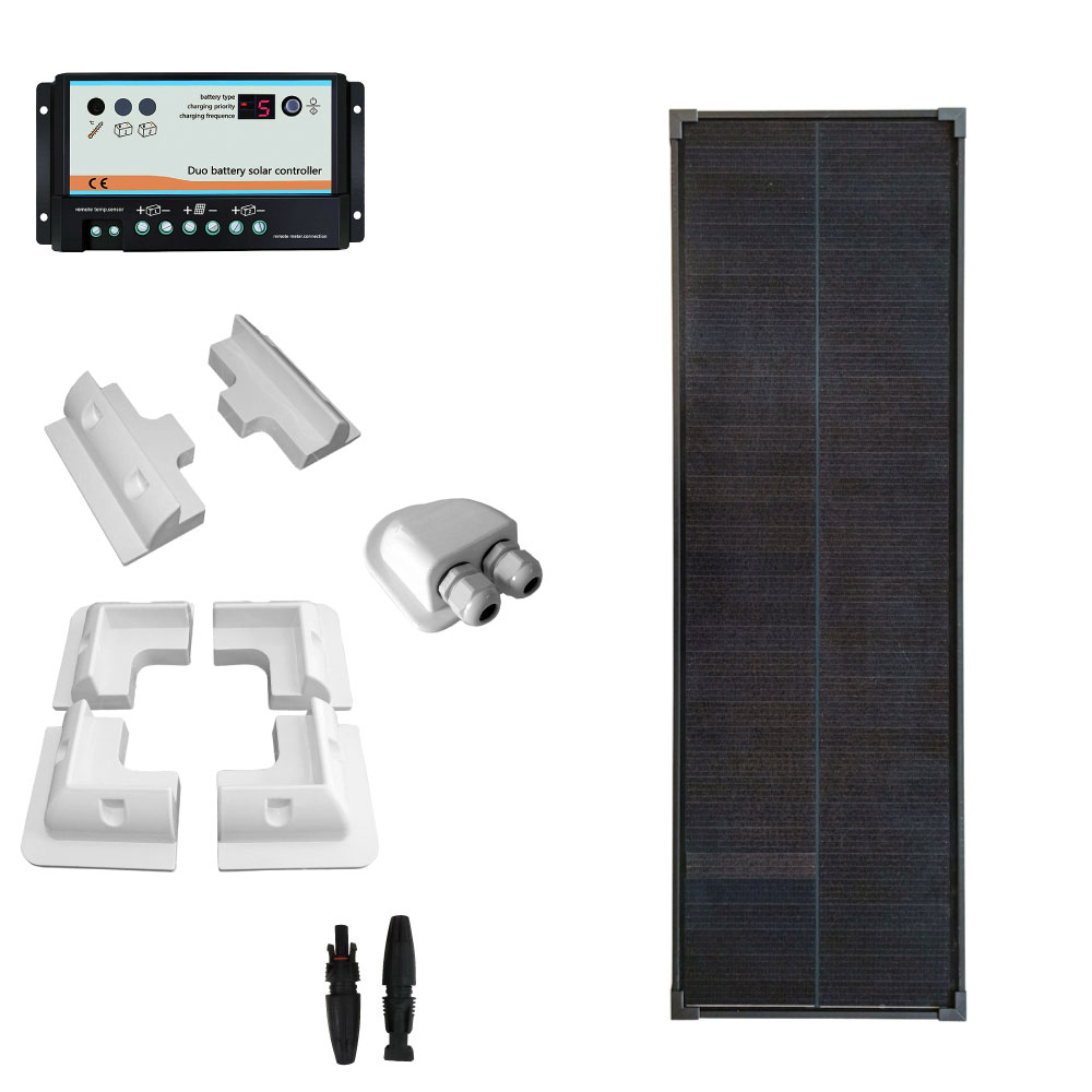 Kit fotovoltaico per camper con pannello 50Wp mono | CAMP50B