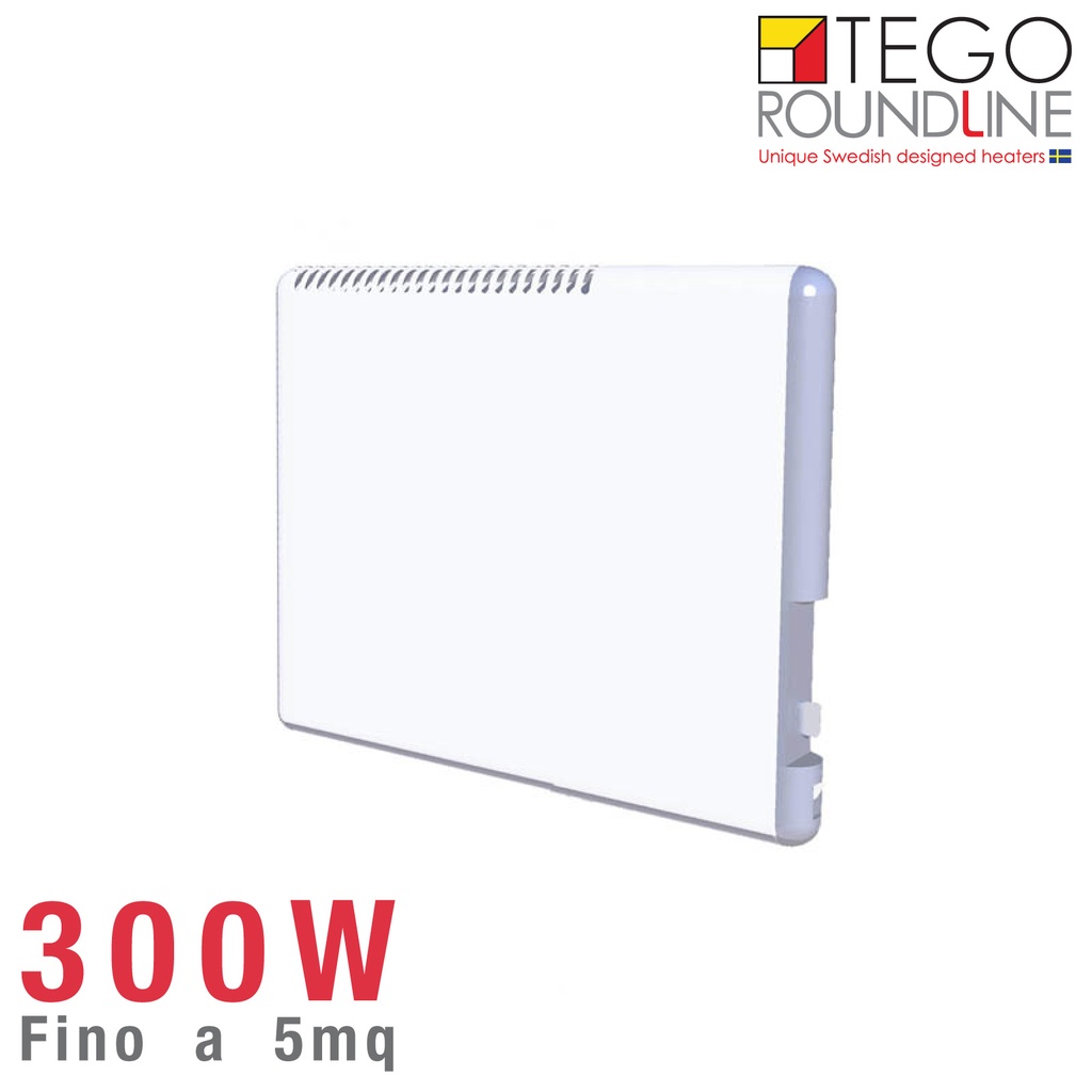 Radiatore svedese TEGO 300W basso consumo | h. 40cm | fino 5 m²