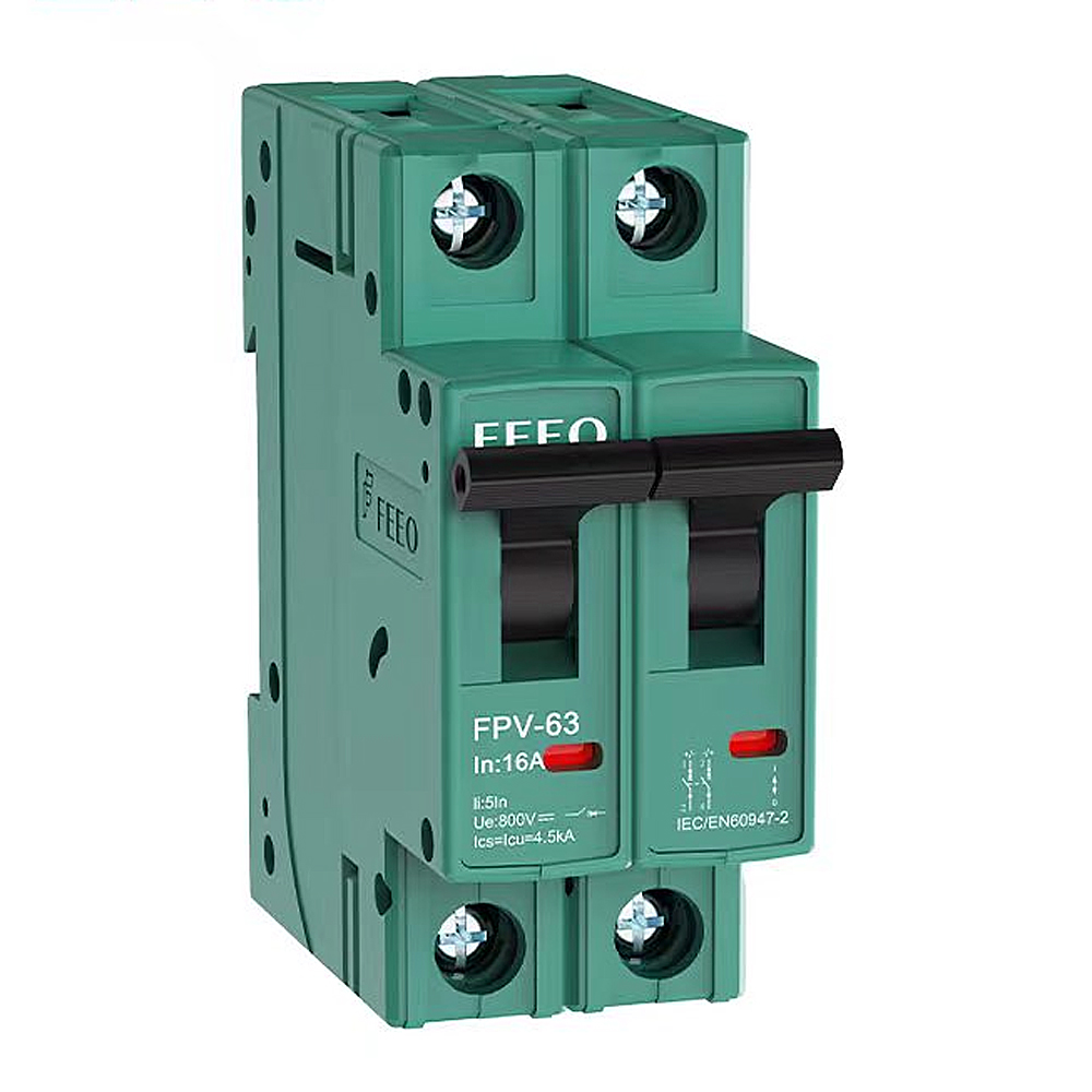 Interruttore magnetotermico 63A 800V DC Curva C | FEEO