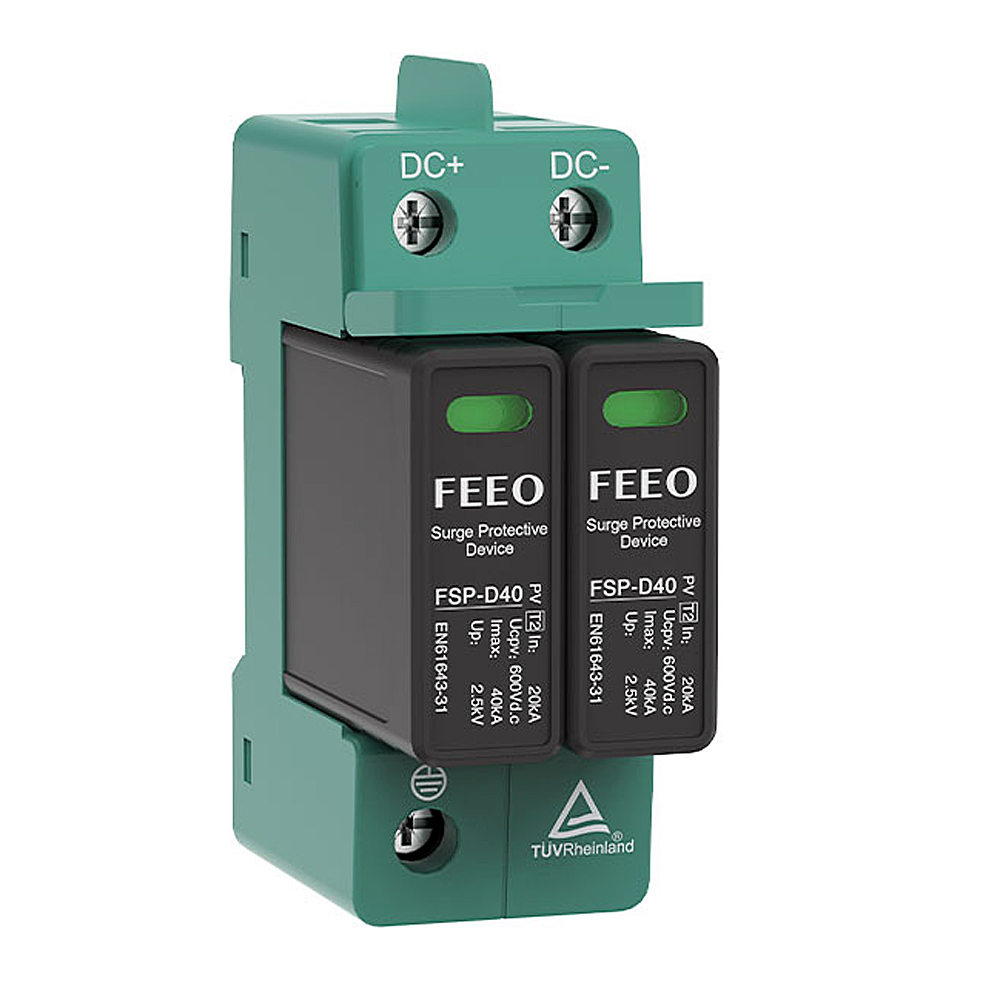 Scaricatore di sovratensione 600V DC per fotovoltaico tipo 2 | FEEO