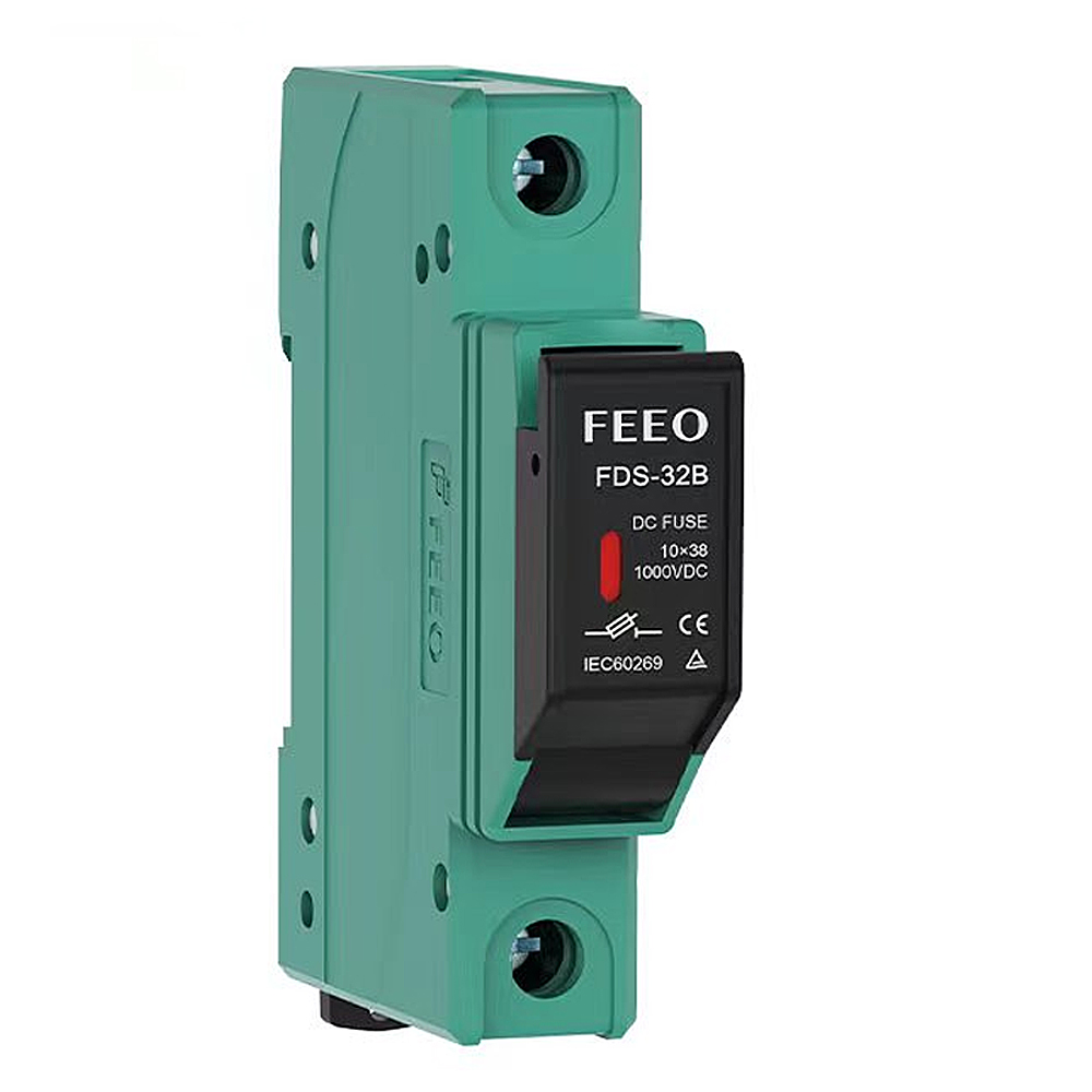 Base portafusibile con LED per fusibili a pila 10x38 max 32A (fusibile non incluso)| FEEO