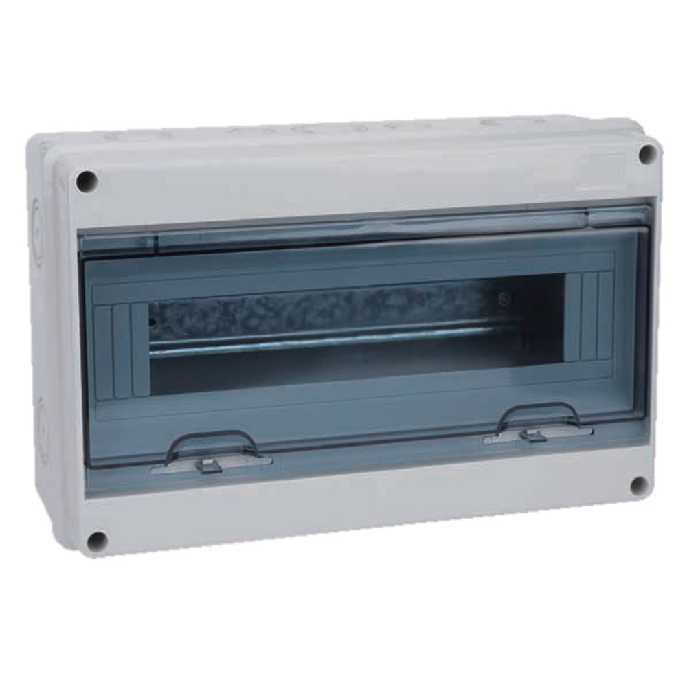 Scatola di distribuzione 8 moduli 1 fila IP65 in ABS | FEEO