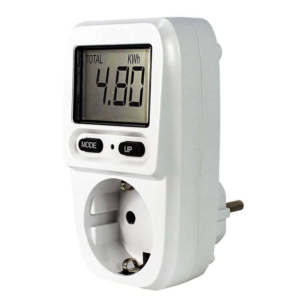 Misuratore di consumi da presa con display piccolo | EcoSavers