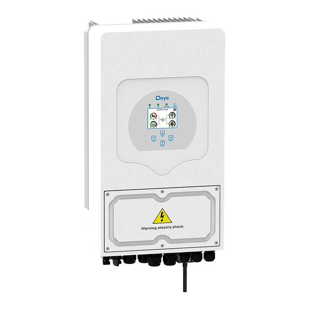 Inverter fotovoltaico HSR ibrido 6 kW 2xMPPT con EPS | 5 anni di garanzia | DEYE