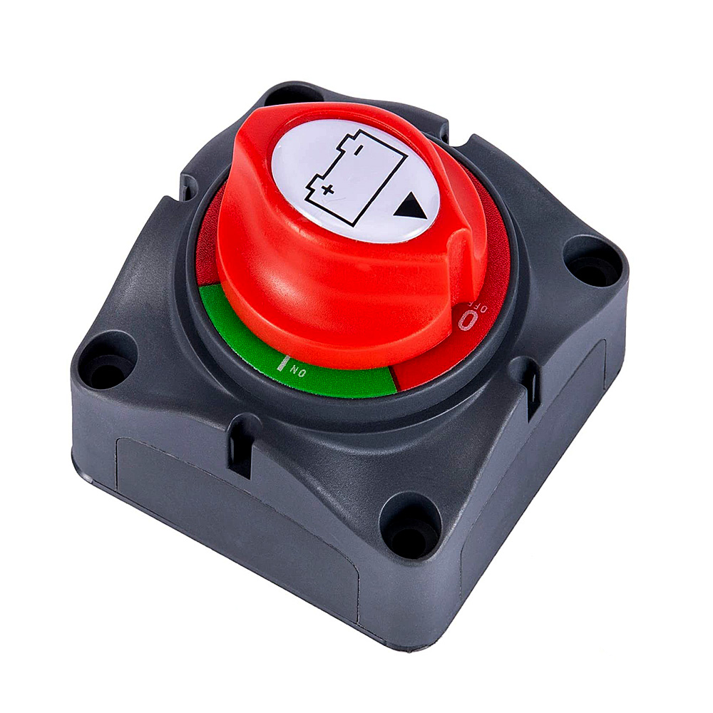 Interruttore stacca batterie rotativo 12-48V da 275A