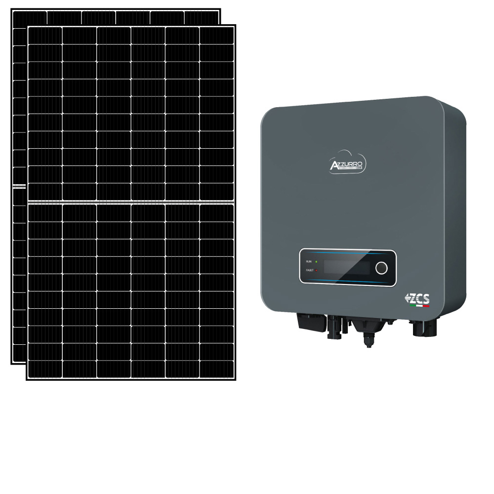 Kit micro-fotovoltaico con inverter 1 kW conforme CEI0-21 | KIT1KWCEI