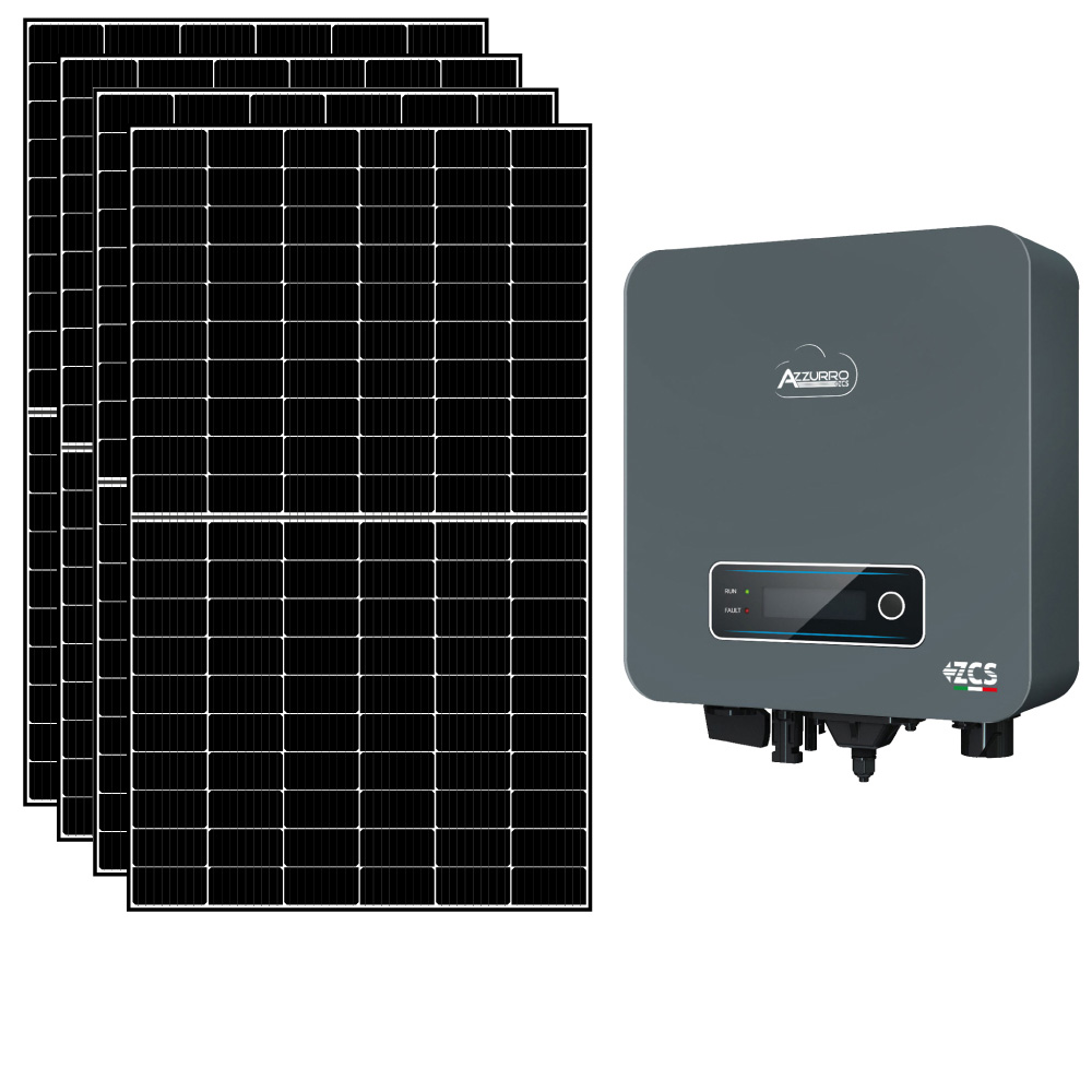 Kit micro-fotovoltaico con inverter 2 kW conforme CEI0-21 | KIT2KWCEI