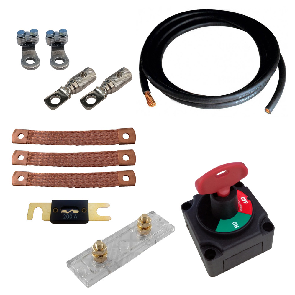 Kit per connessione batterie a 48V completo di protezioni