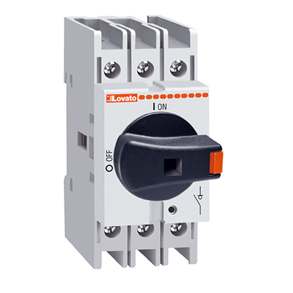 Sezionatore Lovato 3 poli CC 220V 32A