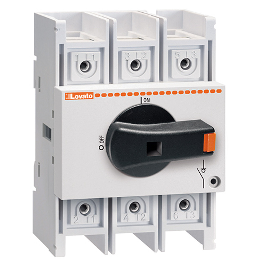 Sezionatore Lovato 3 poli CC 220V 80A