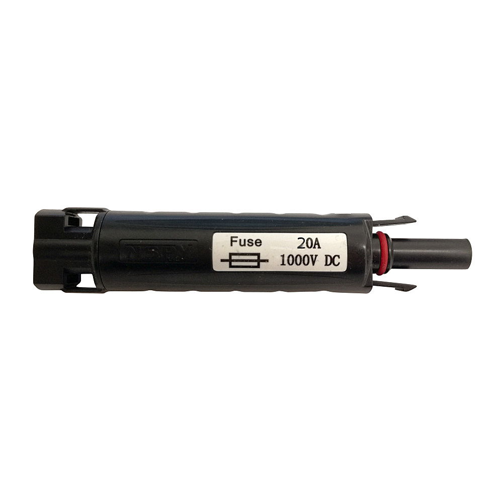 Connettore MC4 con fusibile integrato 20A