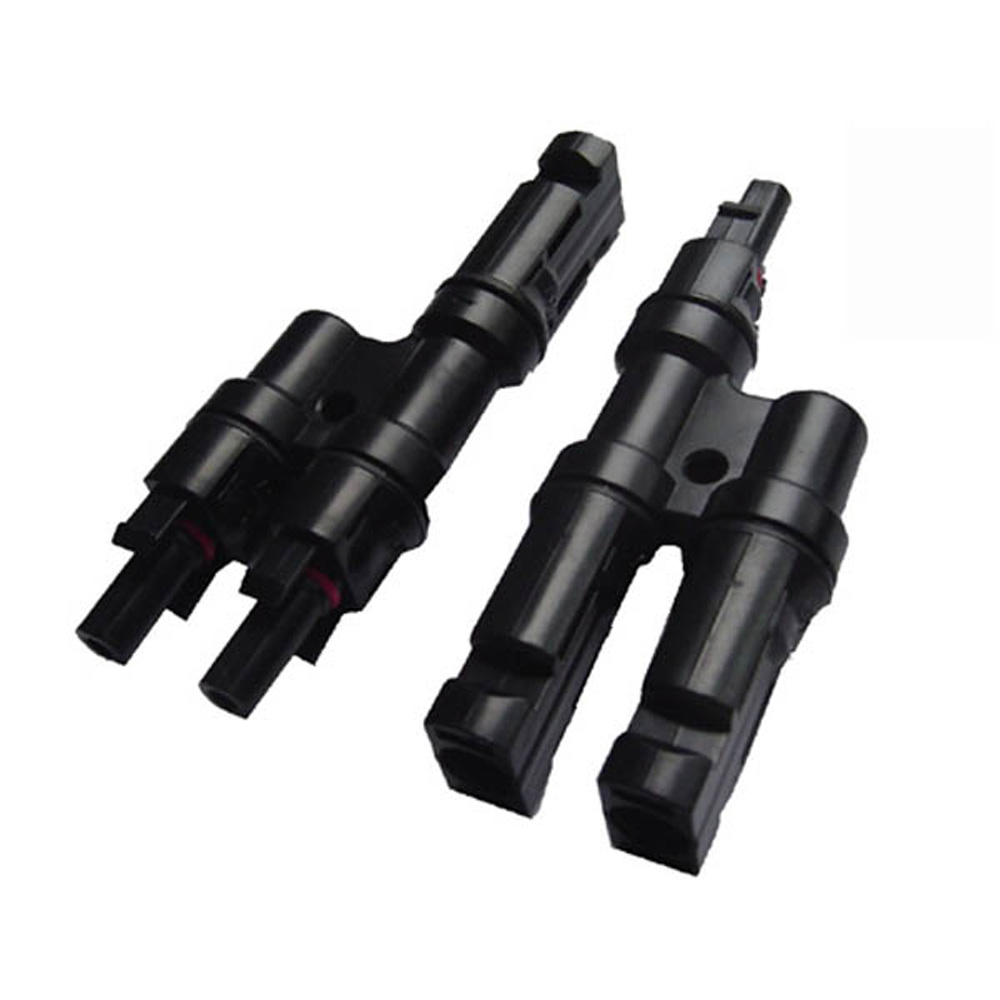 Coppia di connettori MC4 a 2 vie 1000V IP67 per parallelo | FEEO