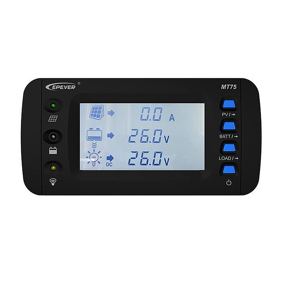 Display remoto per regolatori di carica TRIRON e TRACER | MT-75 | EPSolar