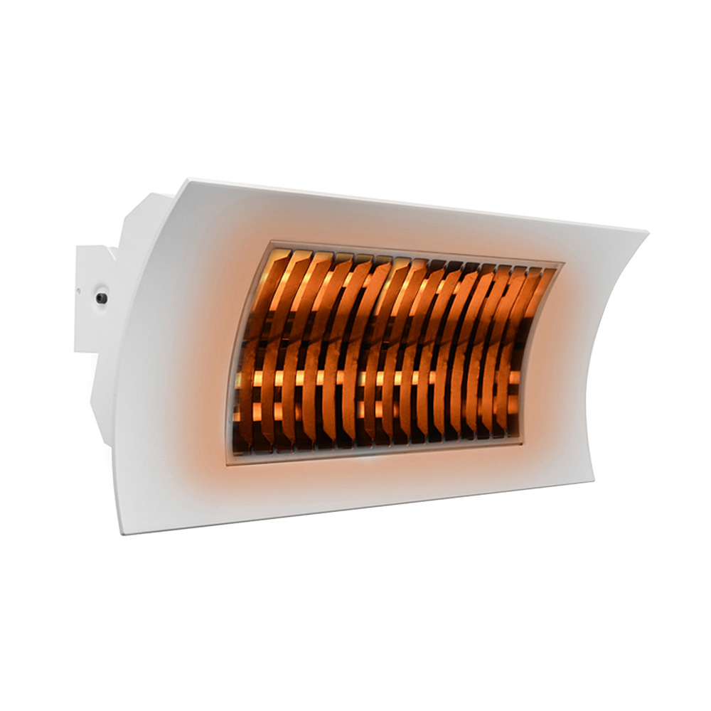 OASI Bianco | Riscaldatore per verande ad infrarossi IR-B Carbon - 1000/2000W