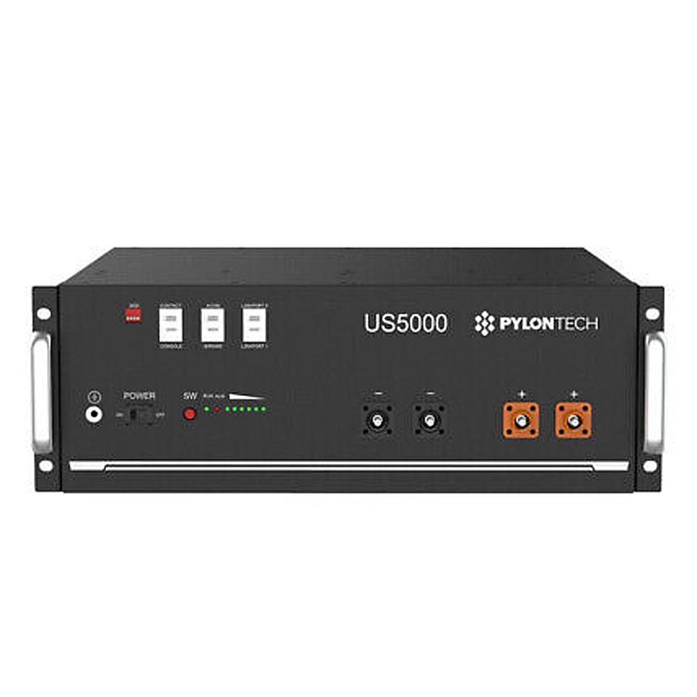 Batteria litio ferro fosfato LiFePO4 Pylontech 4,8 kWh 48V | US5000