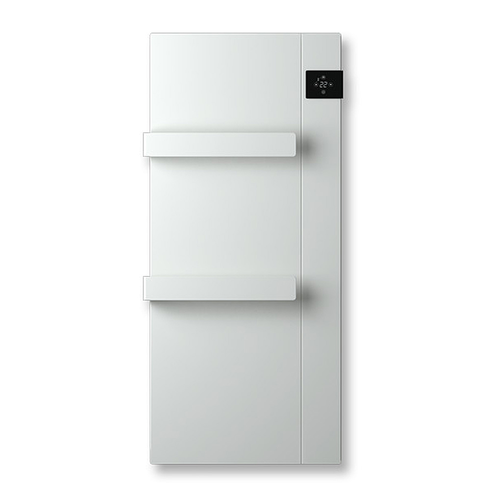 Radiatore scaldasalviette da bagno REBAS Bianco 750W | termostato programmabile | Saros