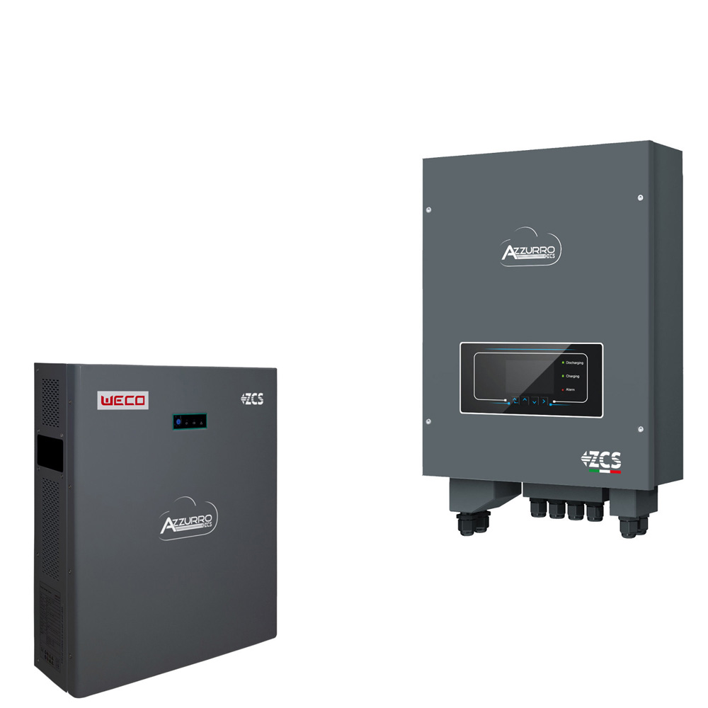 Kit accumulo 5,0 kWh per impianto fotovoltaico esistente | Inverter Zucchetti e batterie litio Weco