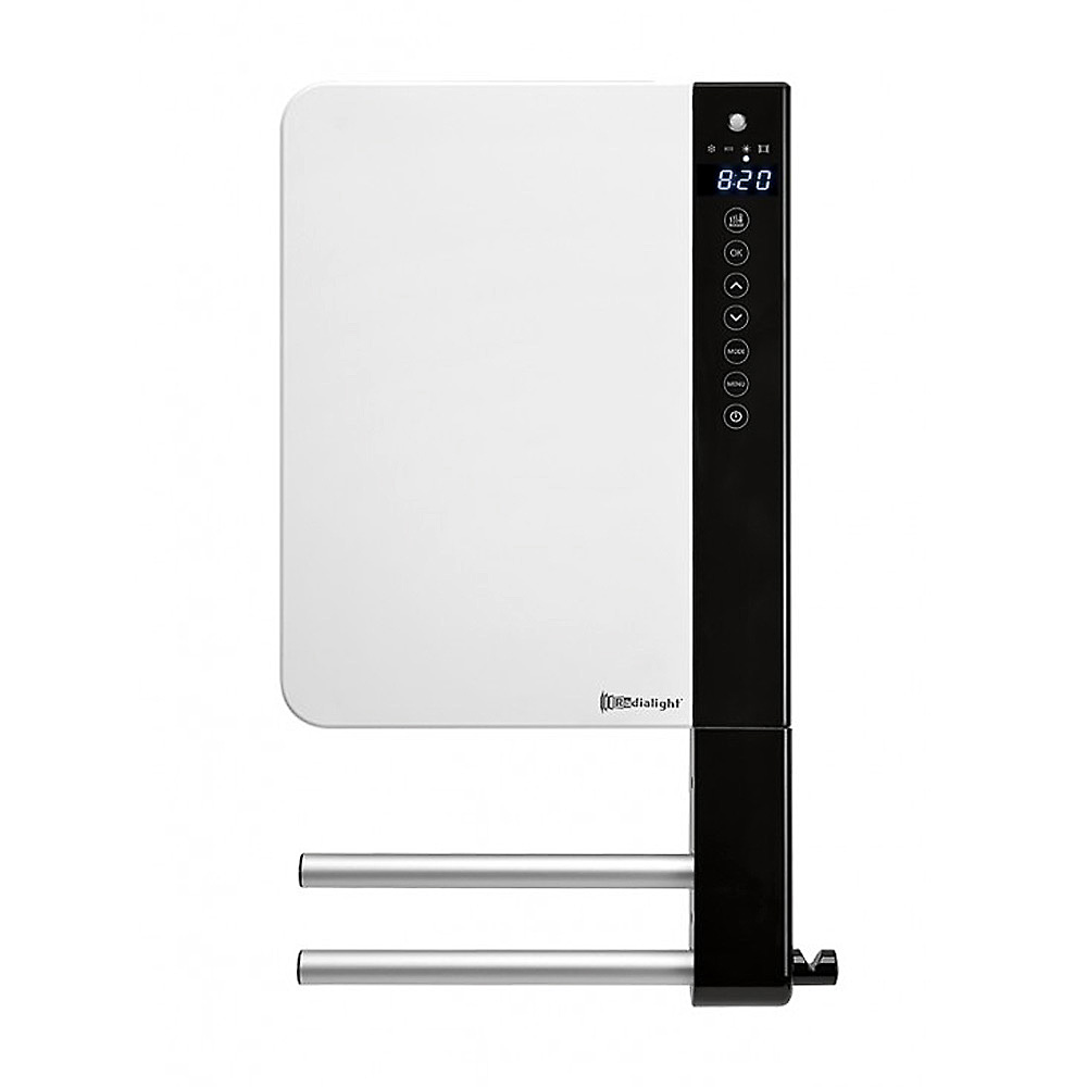 WINDY Bianco| Termoventilatore programmabile con portasalviette - 1800W