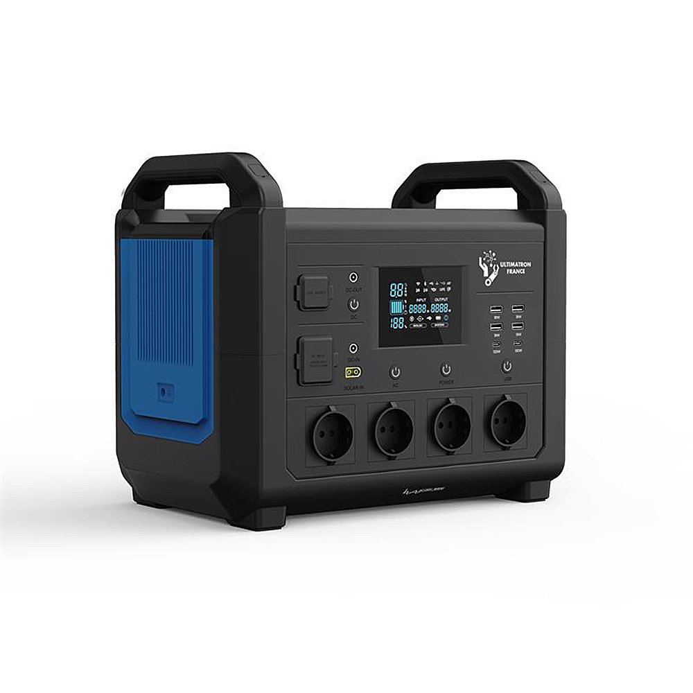 PowerCube ULT-1500 con uscita AC 1500W e autonomia batteria litio 1485Wh | Ultimatron France