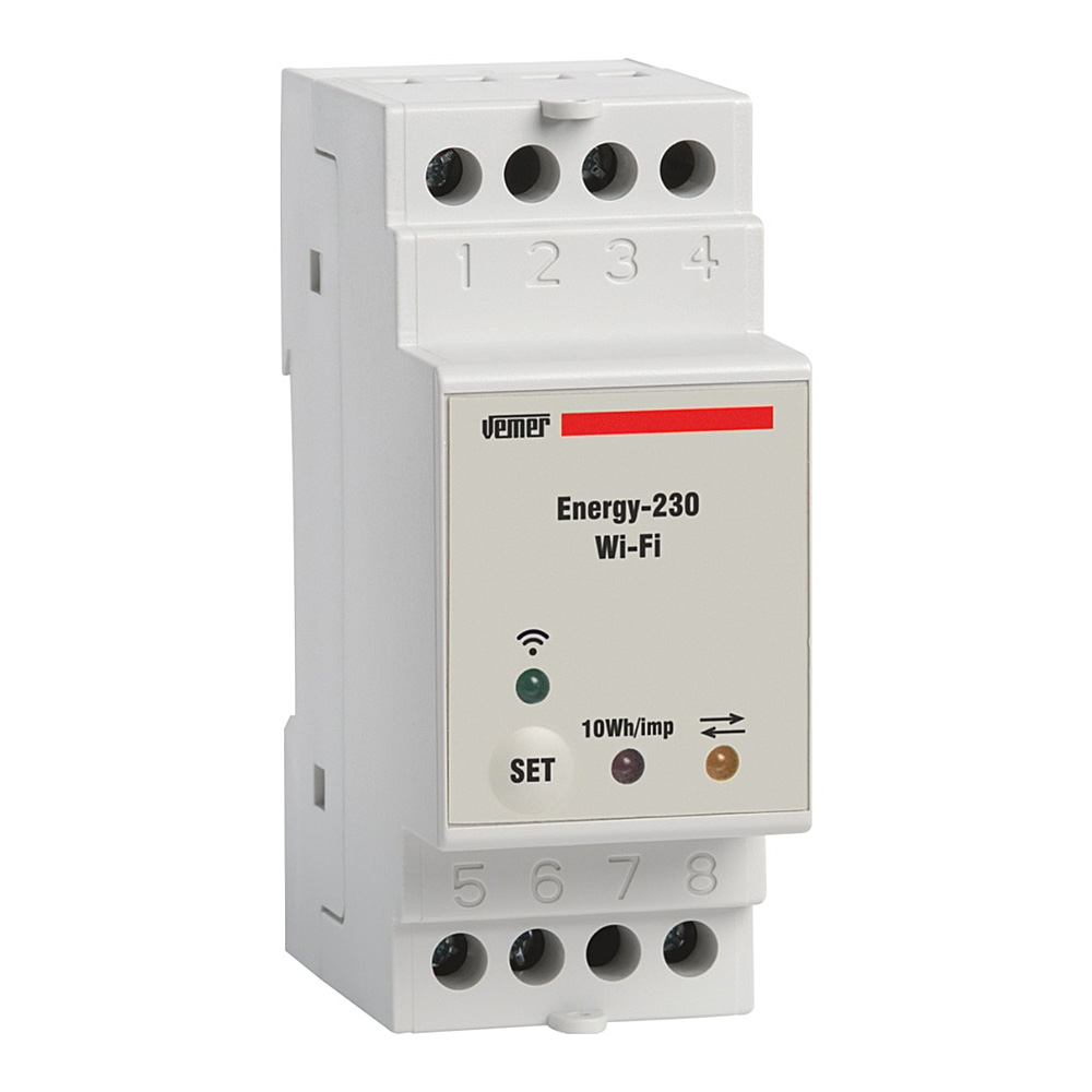 Contatore energia elettrica Energy-230 Wi-Fi monofase | VEMER | VE794600