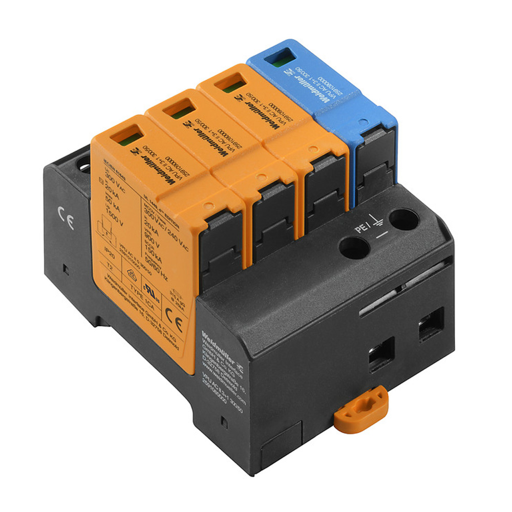 Scaricatore trifase di sovratensione Weidmuller CA 3+N