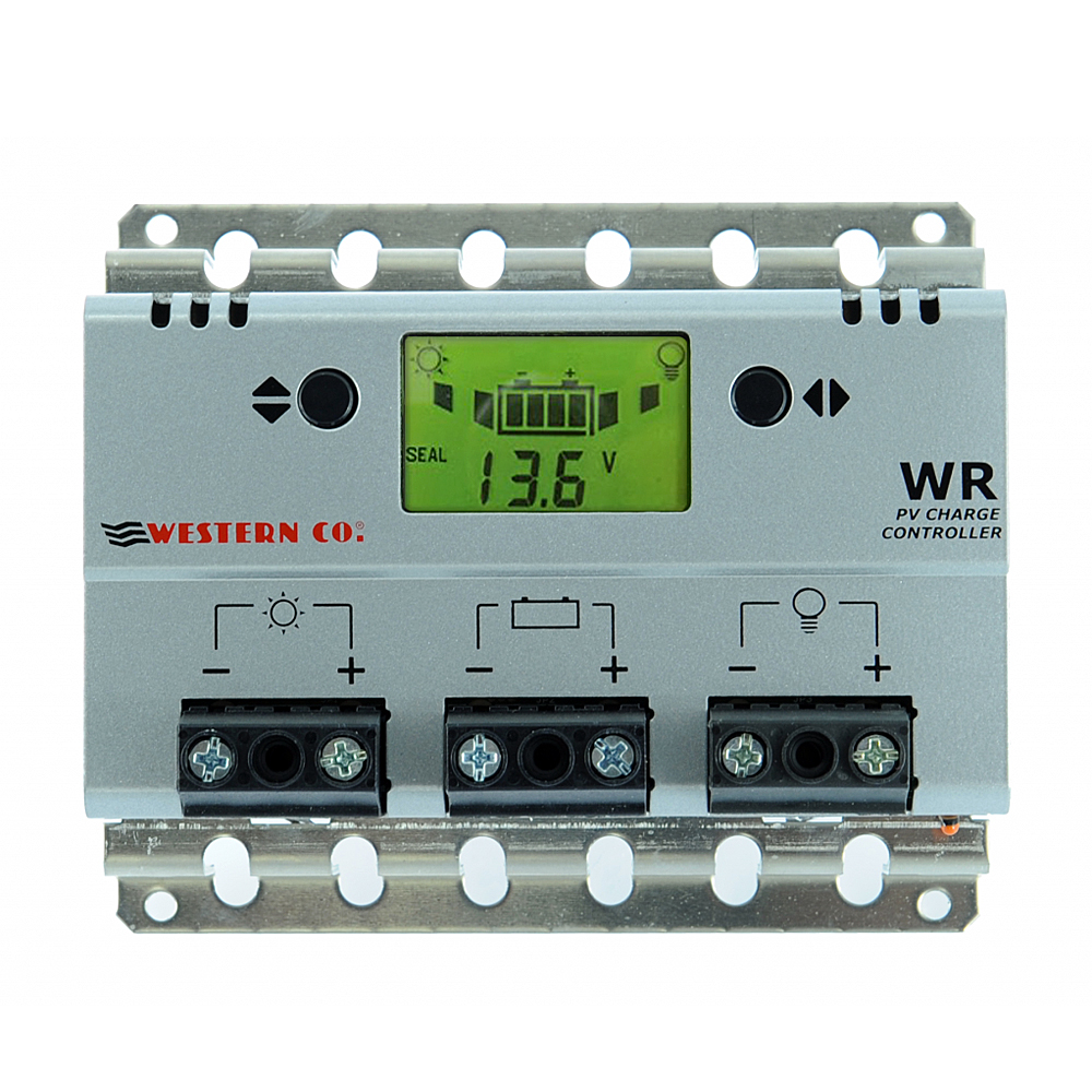 Regolatore di carica PWM 10A 12/24V con display | WR10 | Western Co.