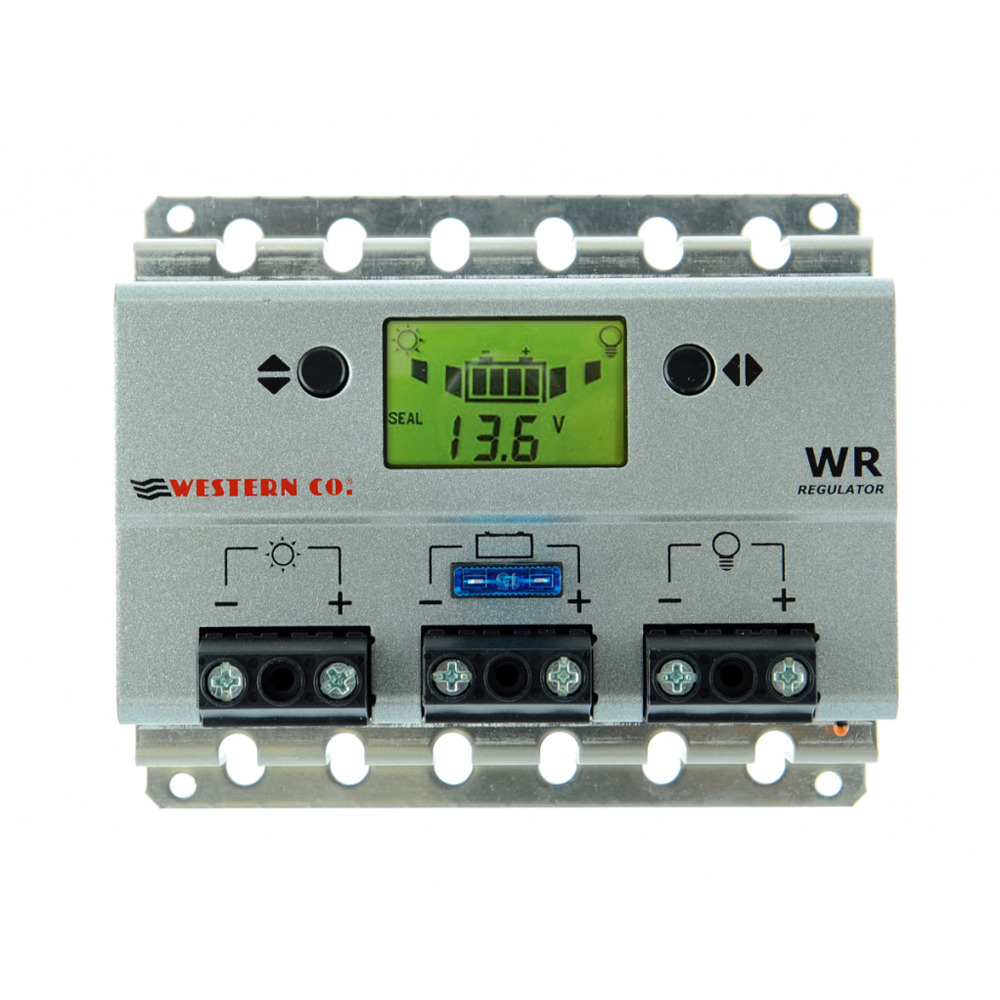Regolatore di carica PWM 20A 12/24V con display | WR20 | Western Co.
