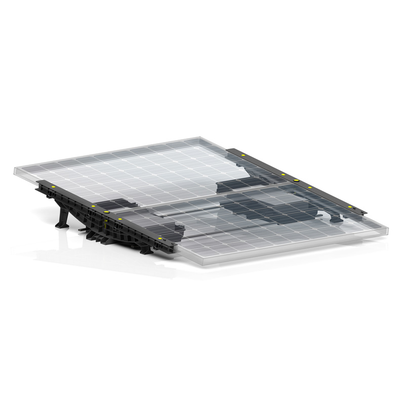 Sistema di fissaggio SOPHIA SOFT 3-6 pannelli per tetto inclinato con zavorra