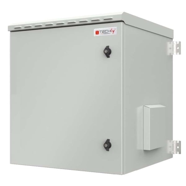 Armadio Rack 19" a Parete 9U Grigio IP55 Porta Cieca prof. 600 mm