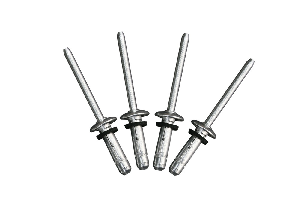 BOX 100 x rivetto in alluminio