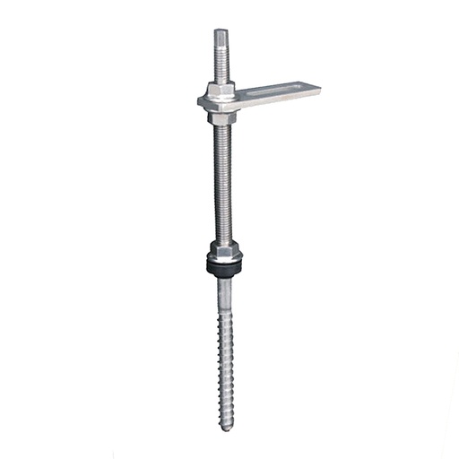 [11110747] Vitone universale M12X300 doppia filettatura con piastrina | Tecnosystemi