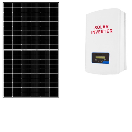 [1KWCEI] Kit fotovoltaico 1 kWp connesso in rete con pannelli ed inverter conforme CEI0-21 | 1KWCEI