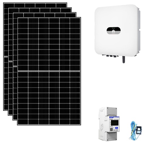 [4KWHUA] Kit fotovoltaico 4 kWp connesso in rete con pannelli ed inverter Huawei Battery ready | 4KWHUA