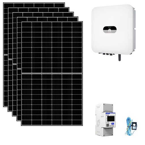 [5KWHUA] Kit fotovoltaico 5 kWp connesso in rete con pannelli ed inverter Huawei Battery ready | 5KWHUA