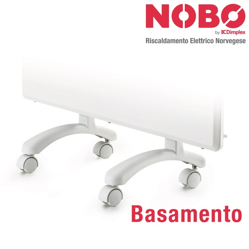 [64570012] Base with wheels for NOBO Norwegian electric heater