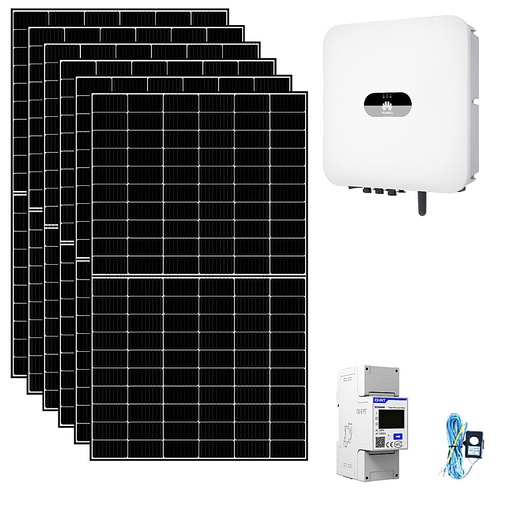 [6KWHUA] Kit fotovoltaico 6 kWp connesso in rete con pannelli ed inverter Huawei Battery ready | 6KWHUA