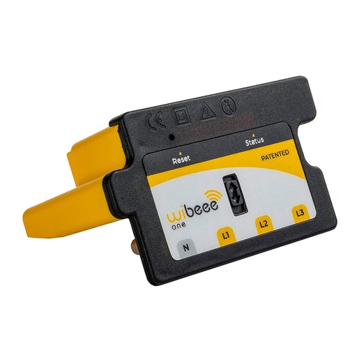 [800008] wibeee One 4W-L | Monitoraggio wifi consumi trifase con installazione su magnetotermico con neutro a sinistra