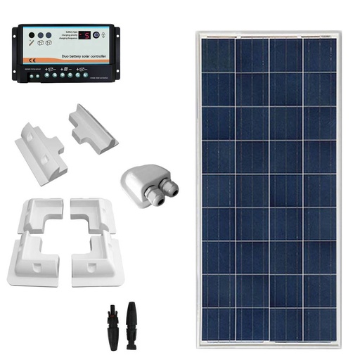 [CAMP150B] Kit fotovoltaico per camper con pannello 150Wp poli | CAMP150B