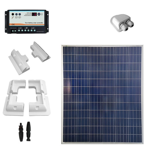 [CAMP200B] Kit fotovoltaico per camper con pannello 200Wp poli | CAMP200B