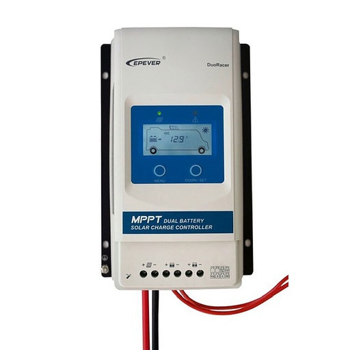 [DR1206N-DDS] Regolatore di carica MPPT 10A Dual Battery 12/24V DUORACER DDS | EP Solar
