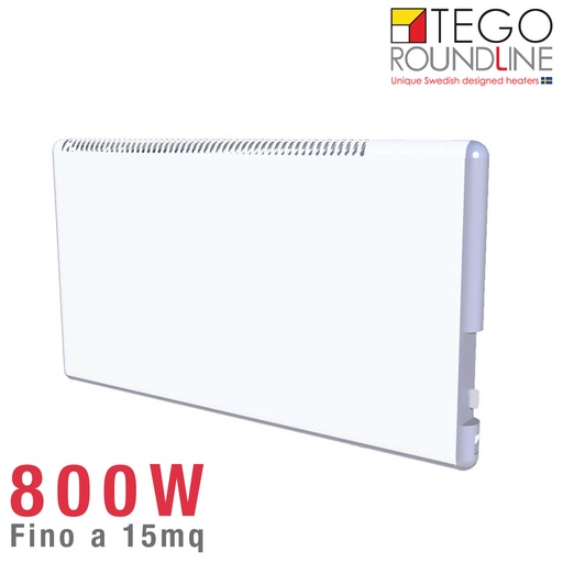 [E8511678] Radiatore svedese TEGO 800W basso consumo | h. 40cm | fino 15 m²