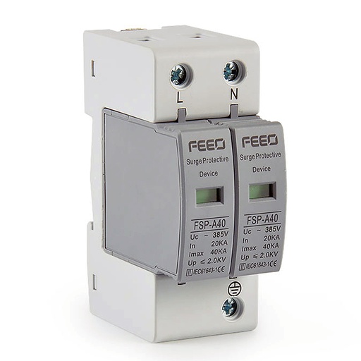 [ESPA-2P275] Scaricatore di sovratensione monofase 275V AC tipo 2 | FEEO