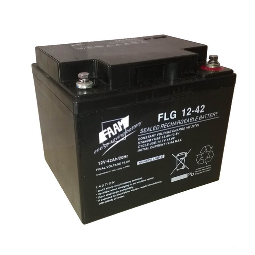 [FLG12-70] Batteria FAAM ermetica al piombo GEL piastra piana 12V 70Ah