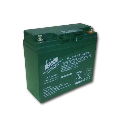 [FLL12-18] Batteria AGM piombo 18Ah 12V ermetica piastra piana | 1000 cicli | FAAM